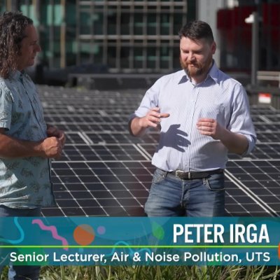 Dr Peter Irga is a Senior Lecturer and ARC DECRA Fellow researching nature-based technologies for improving the environment