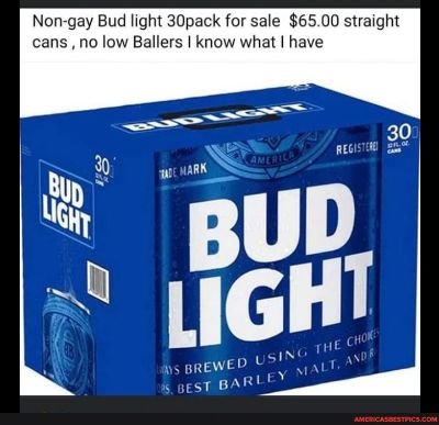 Non Gay Bud-Light Drinker