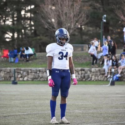 johnygrinion's profile picture. Noble and Greenough’24 | 6’1 210| RB-WR/DB | First Team All ISL | 4.58 40 | Track and Field | 11.2 100m | HC:@NGCoachMur