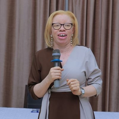 Executive Director of @albinismumbrell | Disability Rights Activist and Dedicated to equal rights for Persons with Albinism | Certified Accountant | Mother