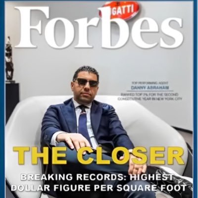 Official Account on Twitter of DANNY ABRAHAM | DIRECTOR ULTRA LUXURY SALES DIVISION | CEO|POWERHOUSE BROKER|RANKED TOP 10 NYC BROKER (REAL DEAL) |(212)-470-7773