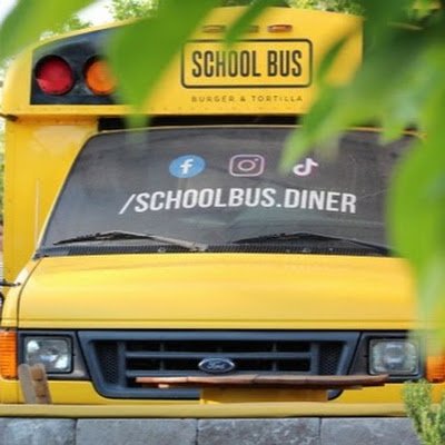 American school bus converted diner, 13 min far from Budapest Nyugati Railwaystation.