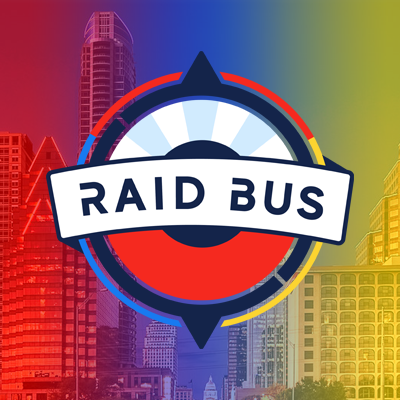 An Austin Texas based raid bus that travels Trainers through out the city to Raid, make Friend’s, and more!