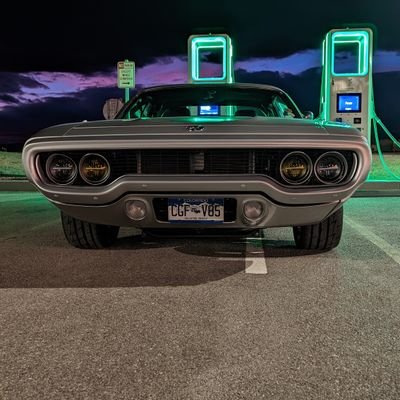 builder/owner of the Tesla swapped Plymouth Satellite called Electrollite.