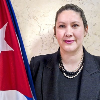 Diplomática cubana. Segunda Jefe de Misión de la Embajada de Cuba en España