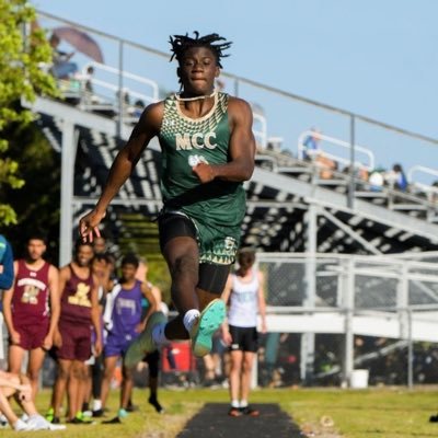 Justin Woulard MCC CO’2025 4.70 GPA Slot Receiver/23’8 LJ(FHSAA 1a State Champ)/46’1 TJ, 10.83 100m, 21.99 200m