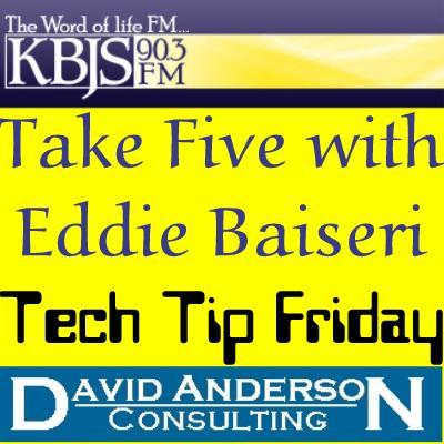 techtipfriday's profile picture. KBJS Radio show, heard every Friday from 12:55-1:05 CT.