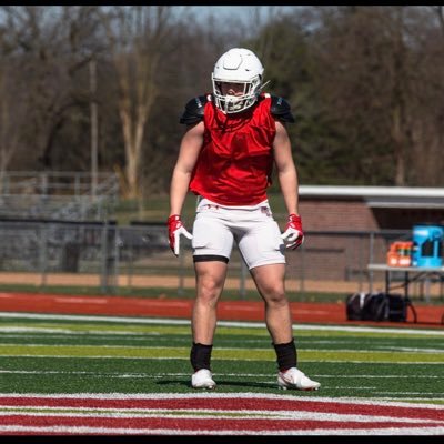 Olivet College, C/O'26, height 5'10, weight 200lbs, OLB🔴⚪️