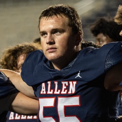 Allen High School 2024 // O-line #55 // 6’2 270lbs // 3.76 GPA // 4.2 GPA weighted