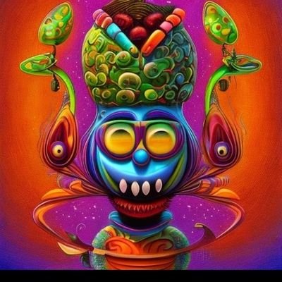 Ai-Generated Artist, do cannabis NFT and Merchandise artwork