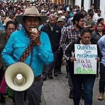 Dirigente campesino. Defensor del agua y el agro nacional. Por la soberanía nacional .