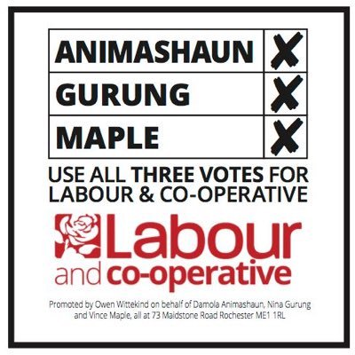 Your Labour Team for Chatham Central And Brompton. Damola, Nina & Vince are here to help. Email ChathamLabour@Gmail.com #ChooseChangeChooseLabour