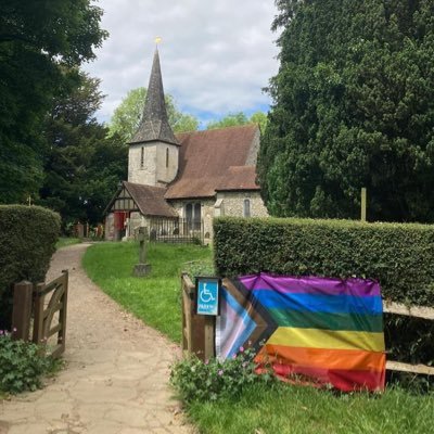 Someone keeps removing our pride flag from Chaldon Church and we keep putting up a new one, so we have created this account to document this ongoing flag saga…