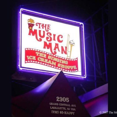 The Music Man Singing Ice Cream Shoppe is a vaudeville-style Broadway Cabaret in Lavallette, NJ est. 2003