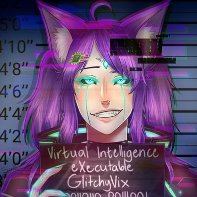 Virtual Intelligence eXecutable or VIX!
🦊Foxy AI turned glitch in Null Sect 🖥
Smol Vtuber on twitch
The best kind of glitch to encounter in your system.