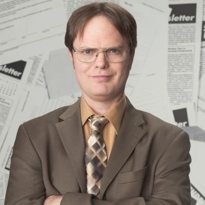 soy dueño de schrute farm, fan n°1 de battlestar galactica y mejor vendedor de dunder mifflin