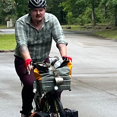 a_lough5's profile picture. He/Him; JD Candidate and avid bike tourist