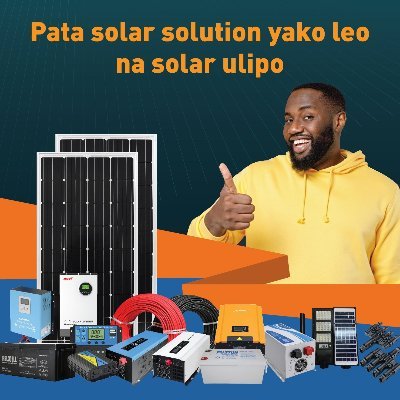 We provide quality ,affordable & lasting solution for all your solar needs. Renewabl & sustainable!!
Whats app : 0732327240