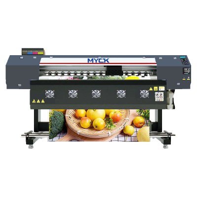 MYCK wide format printer, ecosolvent printer, UV printer, Flag textile printer, UV flatbed printer