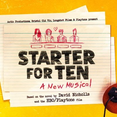 New musical adaptation of David Nicholls’ bestselling novel and hilarious 2006 film 📙 World premiere at Bristol Old Vic 29 Feb - 30 March 2024 📙