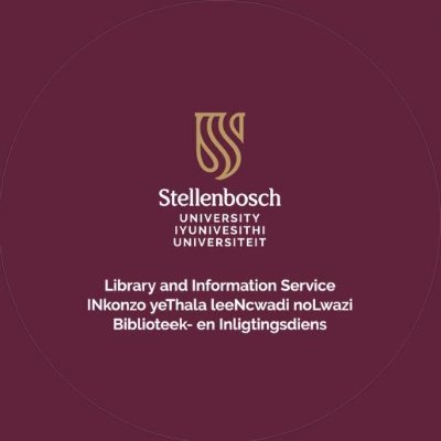 Stellenbosch University Library & Information Service provides information services to SU. Follow for news on Library services & ask us questions anytime!