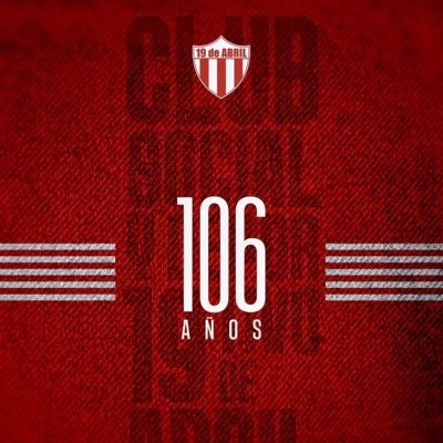 Club Social y Deportivo 19 de Abril. 1️⃣0️⃣6️⃣ años uniendo a un pueblo. Cardal, Florida, Uruguay. Liga de Florida - Div. A.