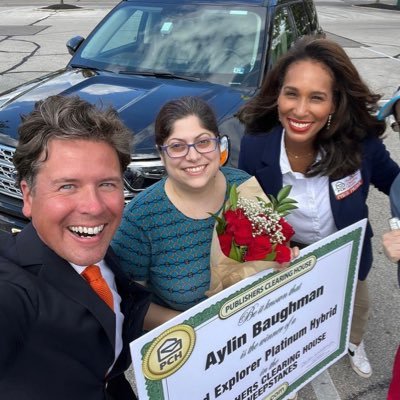 PCH prize patrol that has wrapped up 🆙 the big check and rolled up 🆙 the prize patrol sign 🪧.