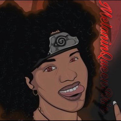 Twitch streamer: MelaninQueenBrie check me out, anime head , and beginner cosplayer. I’m laid back and chilled come vibe with me