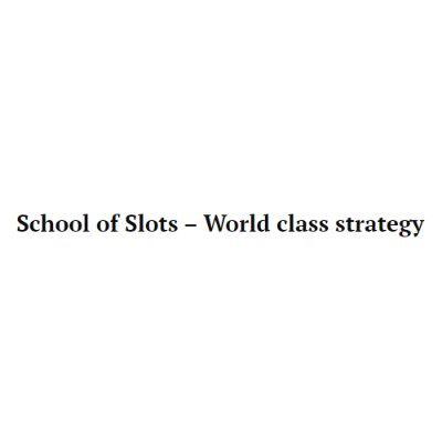 Schoolboard Blog is world class slot strategy that you cannot learn at any school, can only be viewed at https://t.co/rDdWZPEoNw the most viewed online casino tips