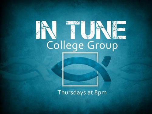 InTune meets on Thursday nights at Brazos Fellowship. Come join us as we pursue Christ together.