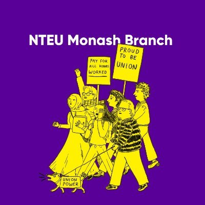 The official Twitter for the Monash Branch of the National Tertiary Education Union - authorised by Ben Eltham, Branch President