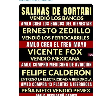 Mexicana harta de los prianistas vende patrias. Al 100% con AMLO. Importante leer para no comerse las mentiras de los que NO quieren al país.