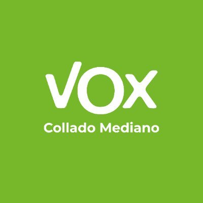 VOXCollado's profile picture. Twitter oficial de #VOX en Collado Mediano | 📧 colladomediano@madrid.voxespana.es | Todos nuestros perfiles sociales en https://t.co/ViINEEp7Xz