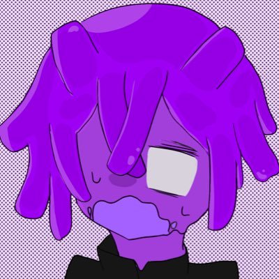 Hello everyone I’m Non the totally normal purple slime. and I hope we can get along. | Head Disciplinary Officer | (Oc parody)