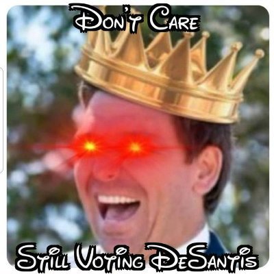 Don't Blame Me, I Supported DeSantis
#StillWithDeSantis
Future Floridian