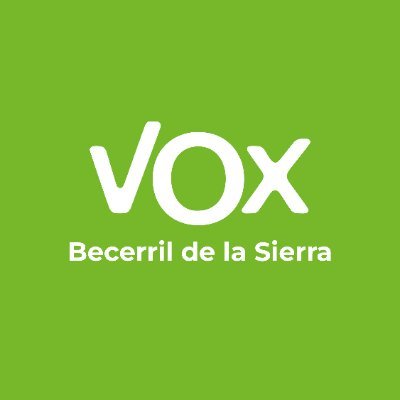 Cuenta oficial de VOX en Becerril de la Sierra (Madrid).
Email: becerril@madrid.voxespana.es
🔄 o 💚 no implican necesariamente aquiescencia o afinidad.