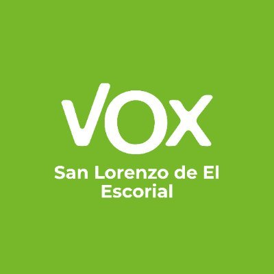 Twitter oficial de VOX en San Lorenzo de El Escorial (Madrid) Email: sanlorenzo@madrid.voxespana.es