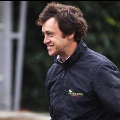 Young National Hunt racehorse trainer in Upper Lambourn, the Valley of the Racehorse, at The Croft Stables.