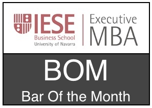 IESE_BOM's profile picture. Bar Of the Month. IESE E-MBAs dont have the time for the full-time MBA's BOW, but can make it once a month. Follow to know when and where the next BOM is.