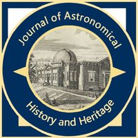 Journal of Astronomical History and Heritage(@AstroHeritage) 's Twitter Profile Photo