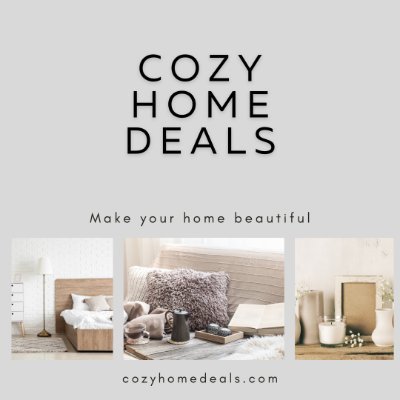 Welcome to cozy home deals where we like to support comfort all  around!