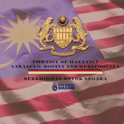 Official Twitter page of the Embassy of Malaysia in Bosnia and Herzegovina. Established in 1996, the Embassy promotes friendly relations between Malaysia n BiH