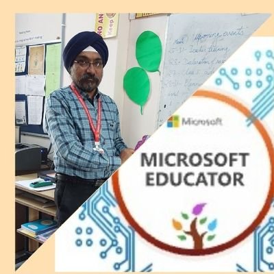 A learner, Microsoft Educator, reliance teacher awarde, Mentor @nmm