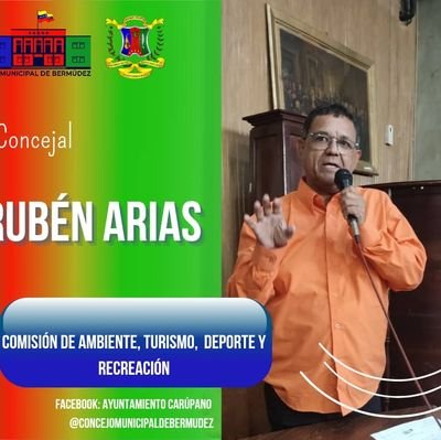 Sec. General de @cemadbermudez Carupano. Concejal período 2022 - 2026
Profesor
AD Legítima 
Por una Venezuela Libre y de los Venezolanos