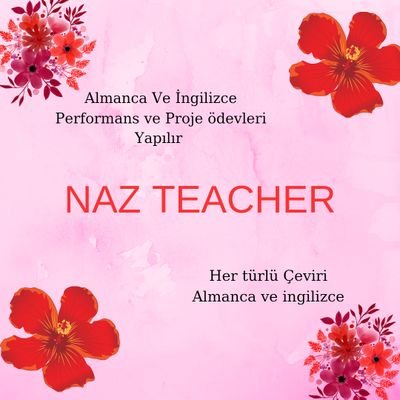 odevalmanca's profile picture. 🔴 Almanca ve İngilizce Performans ve Proje Ödevleri yapılır
🔴Tüm  Almanca ve İngilizce  Ödevleri ve Çeviri
🔴Özel Ders  ve Sınava Hazırlık 
🔴Fiyat için DM