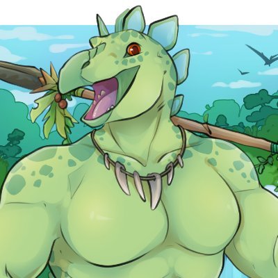 Dinosaur from the UK. #NSFW #Scalie / Strictly 18+ / 33 / ⚣ / Prince Albert wearer / mated to a crocodile IRL  / AD Account of @SpiketailedDino / has PrEP