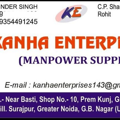 KANHA enterprises manpower supply chain management chain surajpur greater Noida Gautam budh nagar Uttar Pradesh 201306