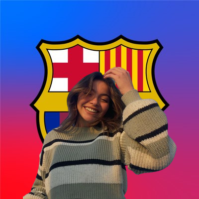 Diana. 21. FC Barcelona y FC Barcelona Femeni como forma de vida.
Domadora de madridistas y pericos en mi tiempo libre.