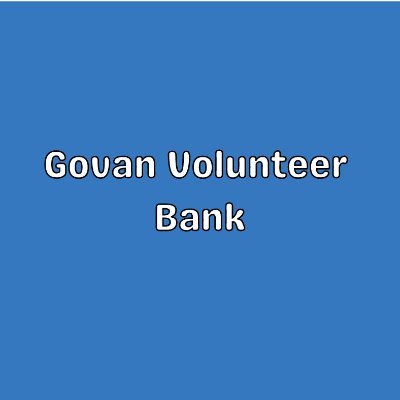 Local volunteering initiative in Govan. 
Currently under development by @ThrivingGovan 
For local events:  https://t.co/g1FtZ4N4wz