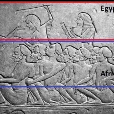 This the reality of the Afrocentric sincr 7000 years sculted on the Egyptian rocks. They are enemies and slaves for the Egyptians